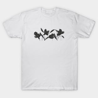 Wall Flowers BW2 -Full Size Image T-Shirt